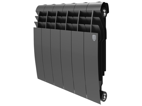 Биметаллический радиатор отопления Royal Thermo BiLiner 350 4 секции Noire Sable