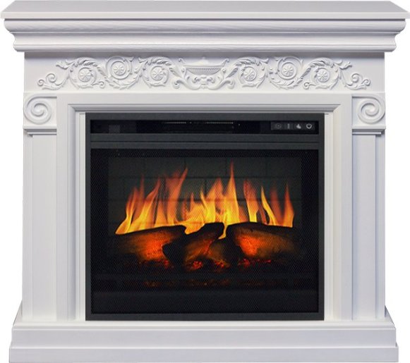 Каминокомплект Royal Flame Athena белый с очагом Vision 23 EF LED 3D FX