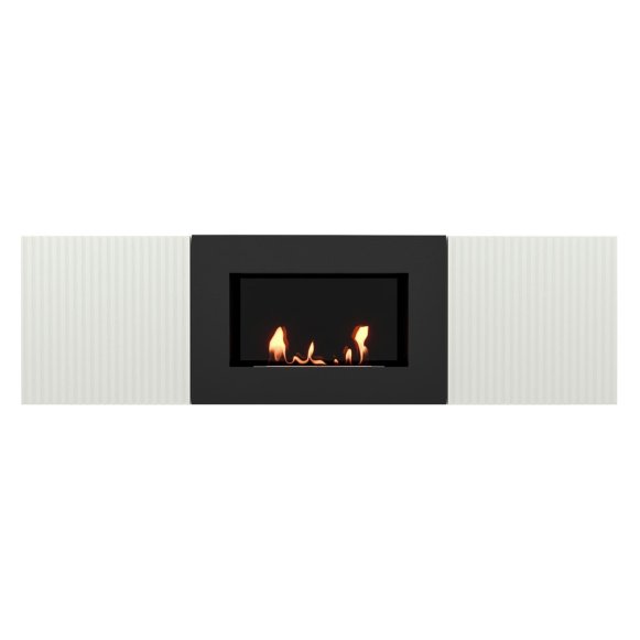 Тумба с биокамином Firelight BFP/P-1400L белый