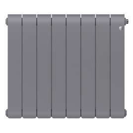 Биметаллический радиатор отопления Royal Thermo Infinity 500 8 секций Silver Satin