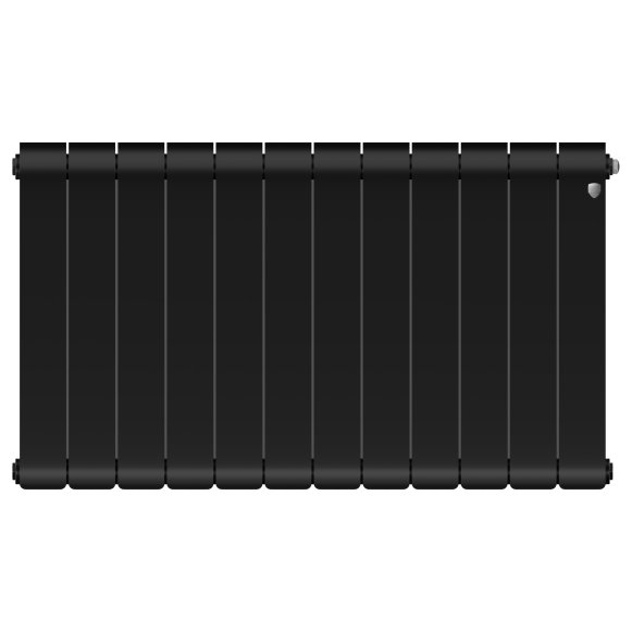 Биметаллический радиатор отопления Royal Thermo Infinity 500 12 секций Noir Sable