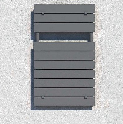 Водяной полотенцесушитель Lazzarini Palermo 840х500 Антрацит