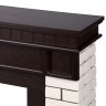 Портал Firelight Bricks Classic камень бежевый/шпон темный дуб