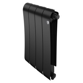Биметаллический радиатор отопления Royal Thermo Infinity 500 VR80 4 секции Noir Sable