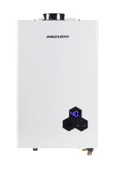 Проточный газовый водонагреватель Mizudo ВПГ 4-10 Т Perl Ultra труба в комплекте