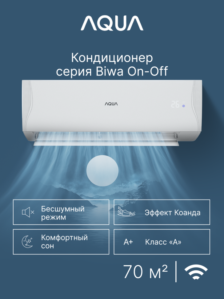 Сплит-система Aqua AQ-70BRQ1/R3(IN)/AQ-70BRQ1/R3(OUT) Biwa